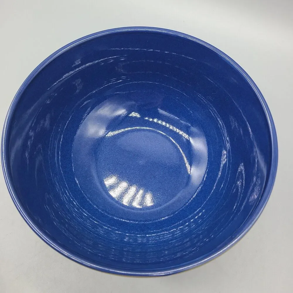 Williams Sonoma Lunar Noodle Serving Bowl Phoenix 7.25” Blue Dragons Sakura NEW
